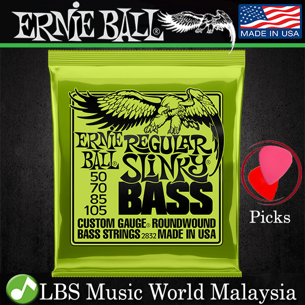 Ernie Ball 2832 Regular Slinky Nickel Wound Electric Bass Guitar String (50-105)