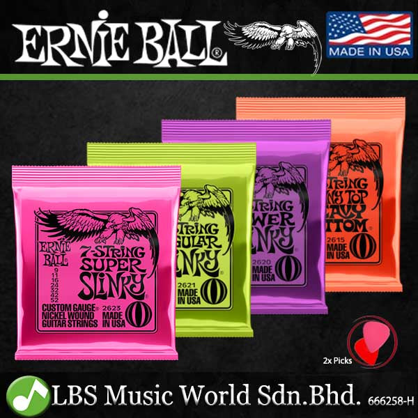 Ernie Ball 2623 7 String Nickel Wound Electric Guitar String (9-52)