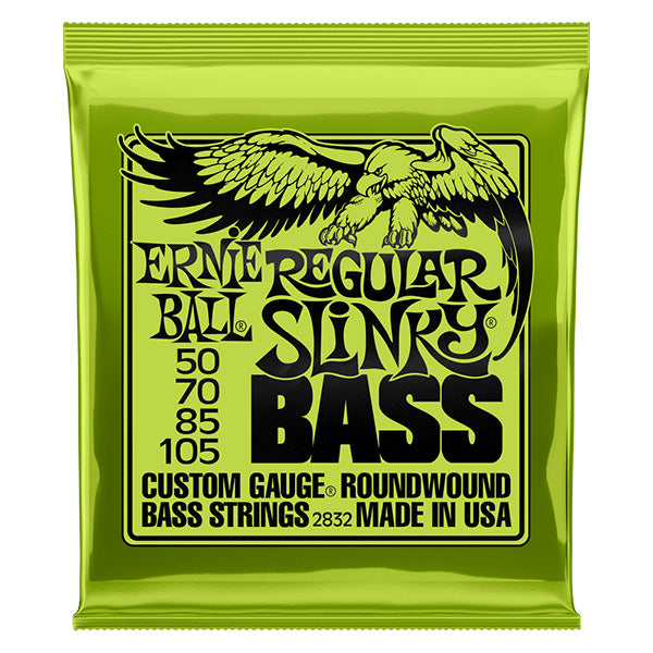 Ernie Ball 2832 Regular Slinky Nickel Wound Electric Bass Guitar String (50-105)