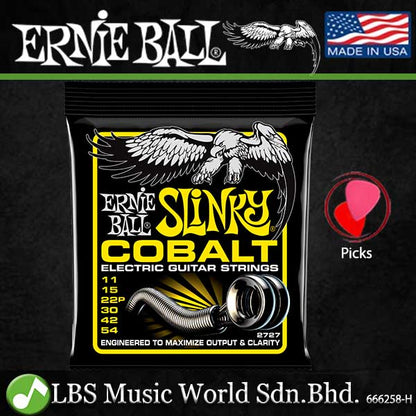 Ernie Ball 2723 Super Slinky Cobalt Electric Guitar String (9-42)