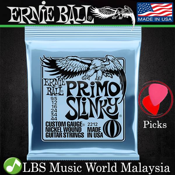 Ernie Ball 2212 Slinky Nickel Wound Electric Guitar String (9.5-44)