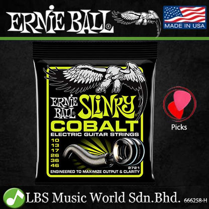 Ernie Ball 2723 Super Slinky Cobalt Electric Guitar String (9-42)