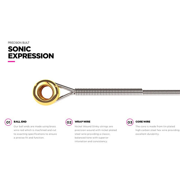 Ernie Ball 2221 Regular Slinky Nickel Wound Electric Guitar String (10-46)