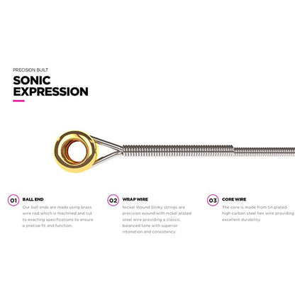 Ernie Ball 2221 Regular Slinky Nickel Wound Electric Guitar String (10-46)