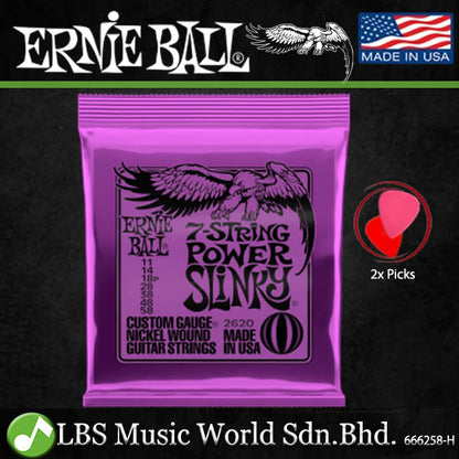 Ernie Ball 2623 7 String Nickel Wound Electric Guitar String (9-52)