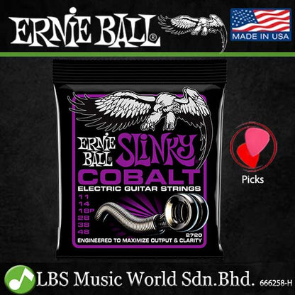 Ernie Ball 2723 Super Slinky Cobalt Electric Guitar String (9-42)