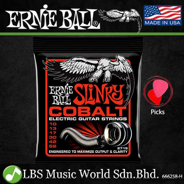 Ernie Ball 2723 Super Slinky Cobalt Electric Guitar String (9-42)