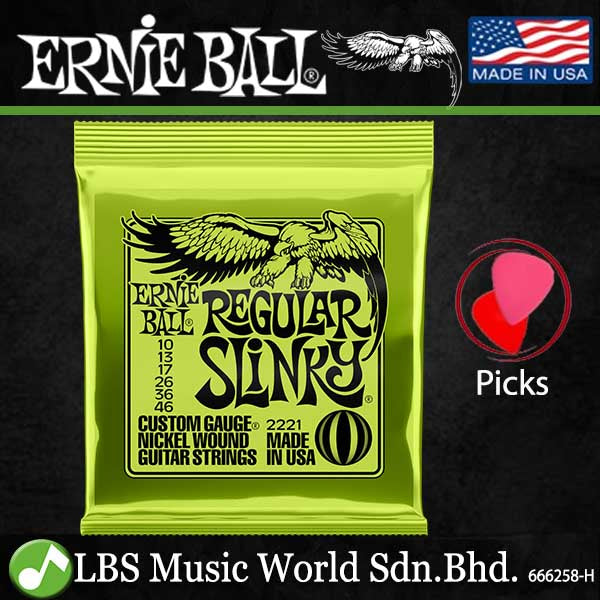 Ernie Ball 2223 Super Slinky Nickel Wound Electric Guitar String (09-42)