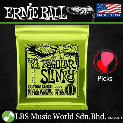 Ernie Ball 2223 Super Slinky Nickel Wound Electric Guitar String (09-42)