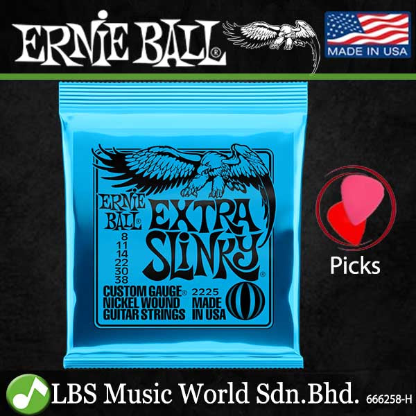 Ernie Ball 2223 Super Slinky Nickel Wound Electric Guitar String (09-42)