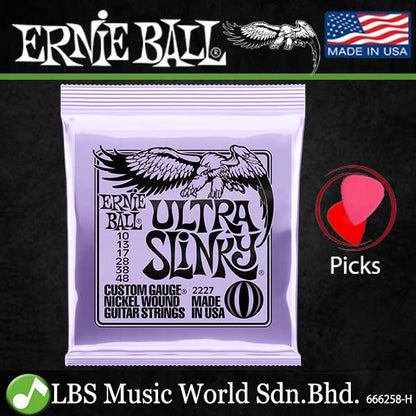 Ernie Ball 2223 Super Slinky Nickel Wound Electric Guitar String (09-42)