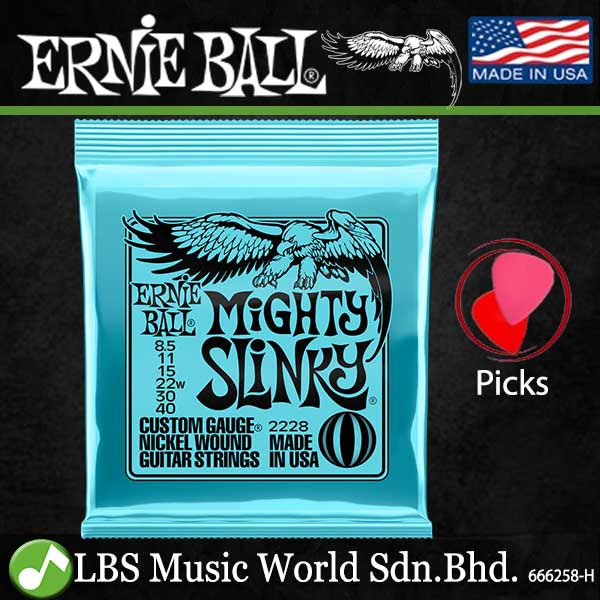 Ernie Ball 2223 Super Slinky Nickel Wound Electric Guitar String (09-42)