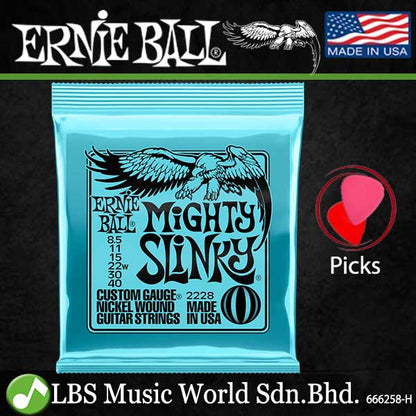 Ernie Ball 2223 Super Slinky Nickel Wound Electric Guitar String (09-42)