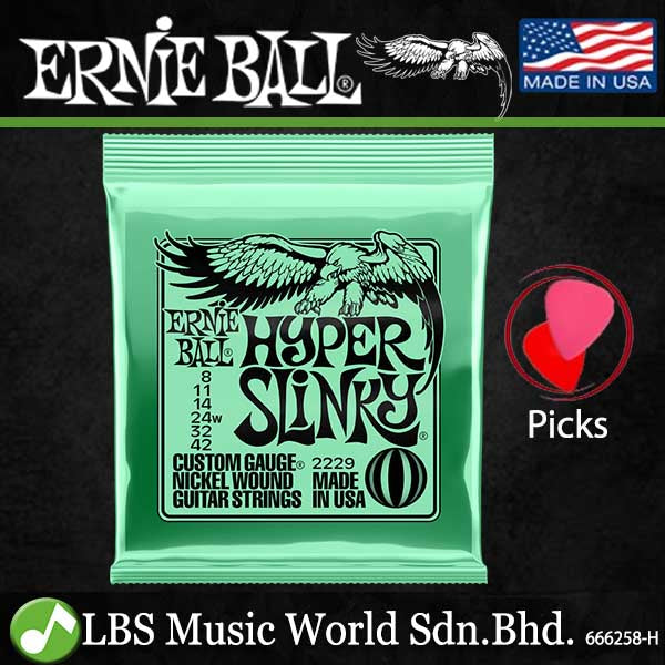 Ernie Ball 2223 Super Slinky Nickel Wound Electric Guitar String (09-42)