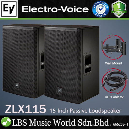 EV Electro-Voice ELX115 1600W 15" Passive Speaker with Stand (ELX 115)