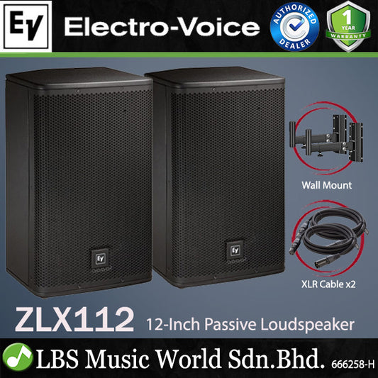 EV Electro-Voice ELX112 1000W 12" Passive Speaker with Stand (ELX 112)