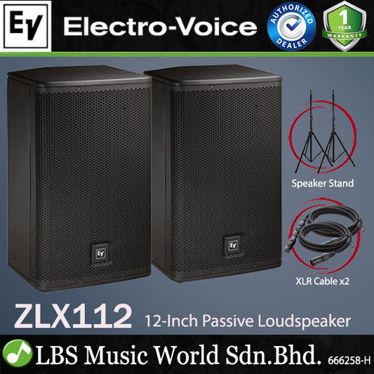 EV Electro-Voice ELX112 1000W 12" Passive Speaker with Stand (ELX 112)
