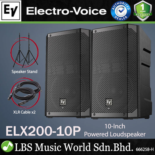 EV Electro-Voice ELX200-15P 1200W 15" Powered Speaker with Stand (ELX200 15P)