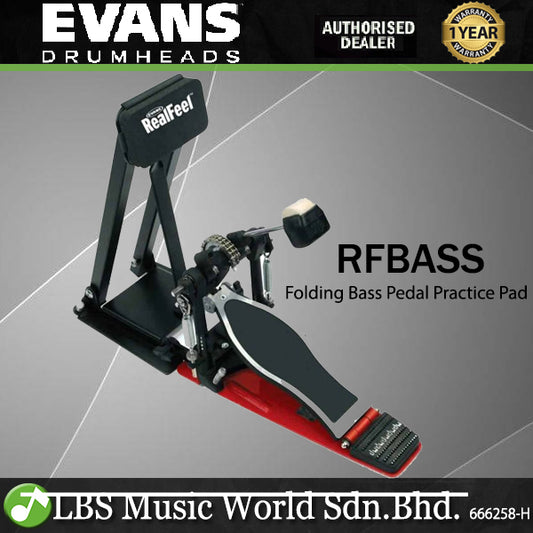 Evans RealFeel Folding Bass Pedal Practice Pad