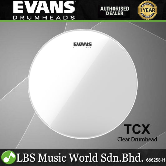 Evans TCX Clear Tenor Drumhead
