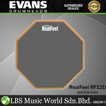 Evans RealFeel 12 Inch 2 sided practice pads