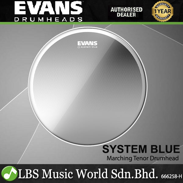 Evans System Blue Marching Tenor Drumhead