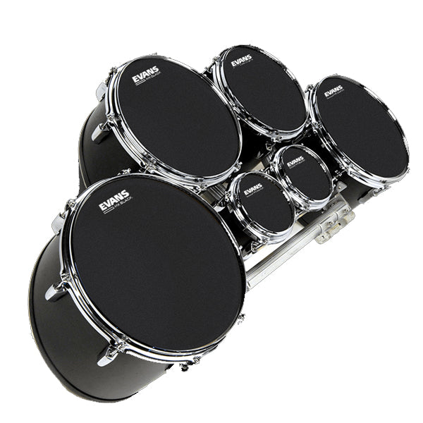 Evans MX Marching Tenor Drumhead - Black