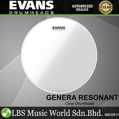 Evans Genera Resonant Clear Drum Head