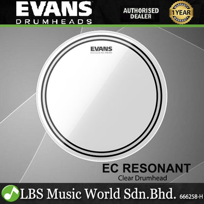 Evans EC Resonant Clear Drumhead