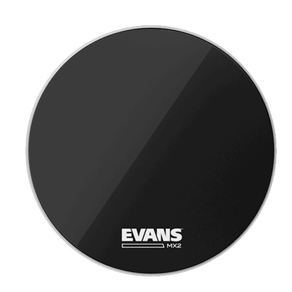 Evans MX2 Black Marching Bass Drumhead