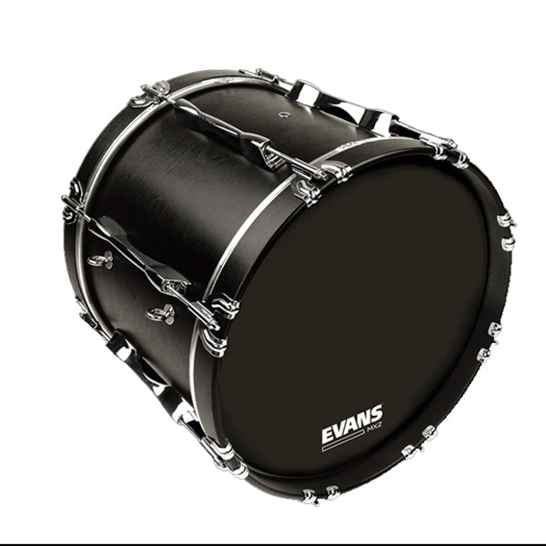 Evans MX2 Black Marching Bass Drumhead