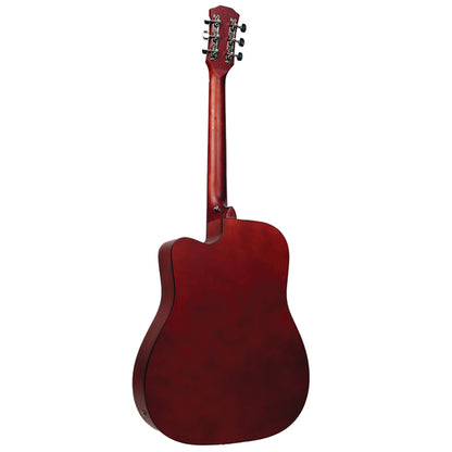 Evo T-41C 41 Inch Acoustic Electric Guitar with Bag and Accessories