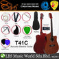 Evo T-41C 41 Inch Acoustic Electric Guitar with Bag and Accessories