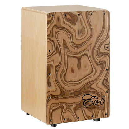 Evo Cajon Wooden Percussion Box Drum with Internal String and Bag