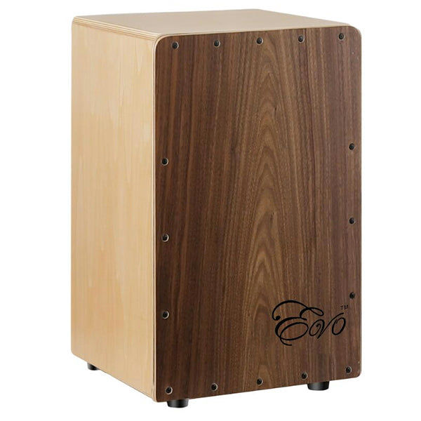 Evo Cajon Wooden Percussion Box Drum with Internal String and Bag