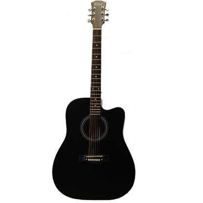 Evo D41C Cutaway Body 41 Inch Acoustic Guitar with Bag and Accesories
