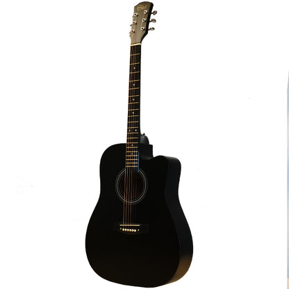 Evo D41C Cutaway Body 41 Inch Acoustic Guitar with Bag and Accesories