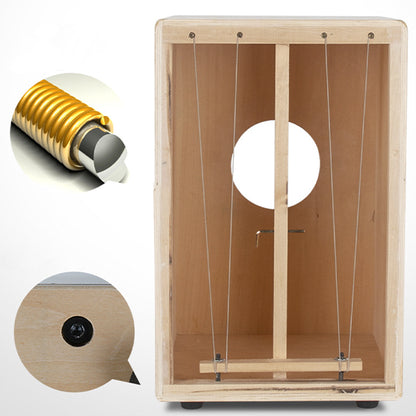 Evo Cajon Wooden Percussion Box Drum with Internal String and Bag