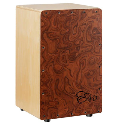 Evo Cajon Wooden Percussion Box Drum with Internal String and Bag