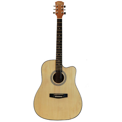 Evo D41C Cutaway Body 41 Inch Acoustic Guitar with Bag and Accesories