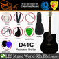 Evo D41C Cutaway Body 41 Inch Acoustic Guitar with Bag and Accesories