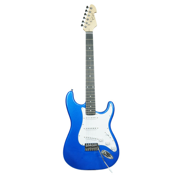 Evo X-1-BK Stratocaster Electric Guitar Linden Wood Body - Black (X1 BK)