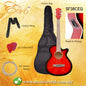 EVO SF38CEQ RED Acoustic Guitar With Pickup 38 Inch Beginner Guitar Pick Up Student Guitar Free Bag String Pick Strap