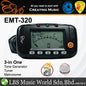 EVO EMT-320 3 in 1 Tuner Metronome Guitar Chromatic Guitar Violin Ukulele Bass Clip (EMT320)