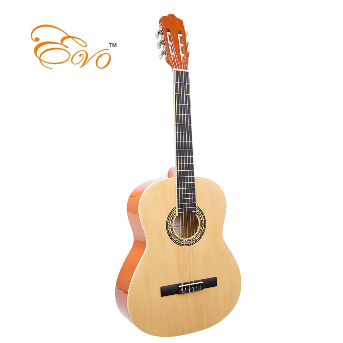 EVO AZ-39C/N 39 Inch Natural Classical Guitar with Bag Premium Guitar