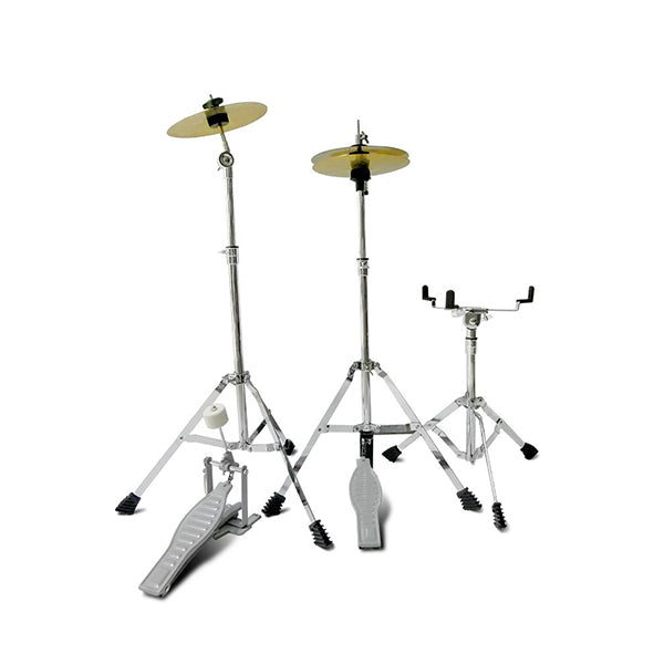 Evo 5 Pieces Junior Drum Kit Compact Complete Set with Hardware Cymbals Throne