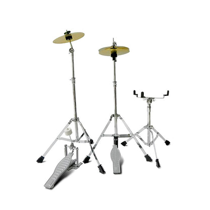 Evo 5 Pieces Junior Drum Kit Compact Complete Set with Hardware Cymbals Throne