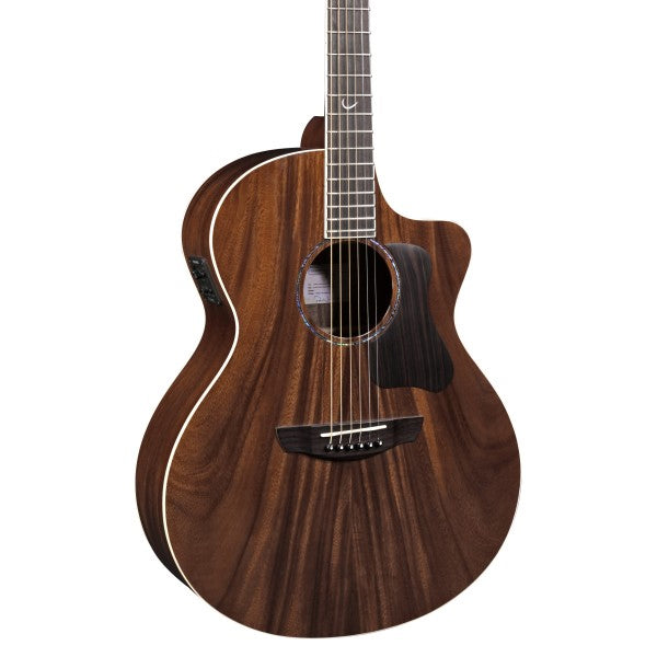 Faith FPNCECF Nexus Neptune Baby Jumbo Acoustic Electric Guitar with Padded Bag - Coffee Brown