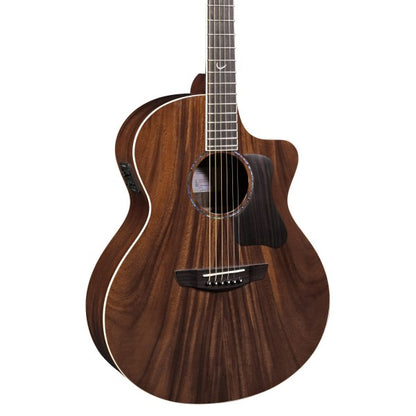 Faith FPNCECF Nexus Neptune Baby Jumbo Acoustic Electric Guitar with Padded Bag - Coffee Brown