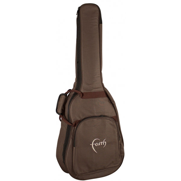 Faith FPNCECF Nexus Neptune Baby Jumbo Acoustic Electric Guitar with Padded Bag - Coffee Brown